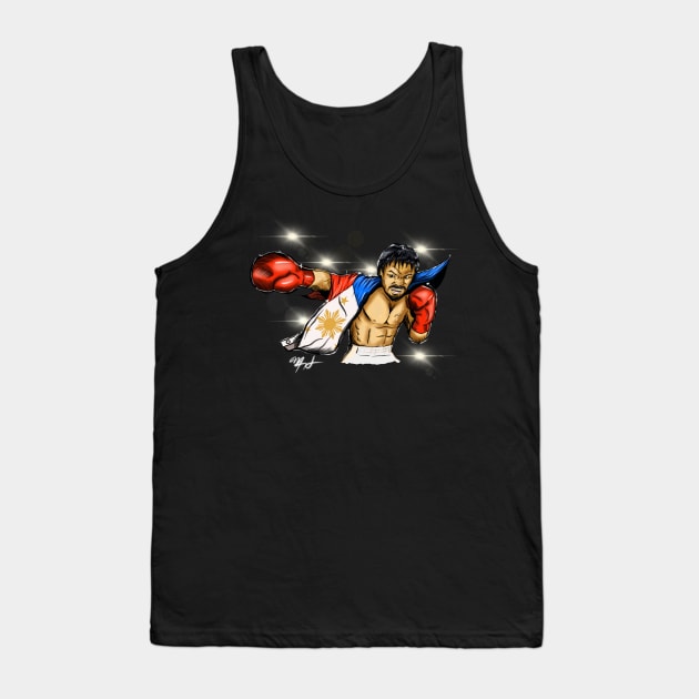 Fighting Pride of the Philippines Tank Top by maersky